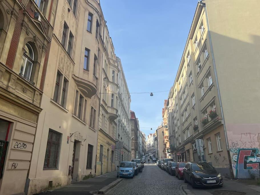 Modern Krymska & Francouzska Street Apartmán Praha